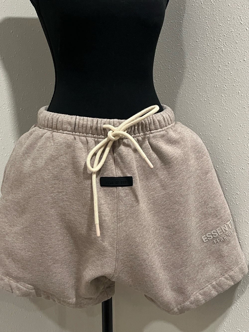 ESSENTIALS Men/Women Taupe Sweat Drawstring Shorts